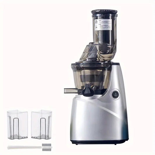Professional Slow Cold Press Juicer Machine - 3.5-inch (88mm) Wide Mouth Double Helix Masticating
