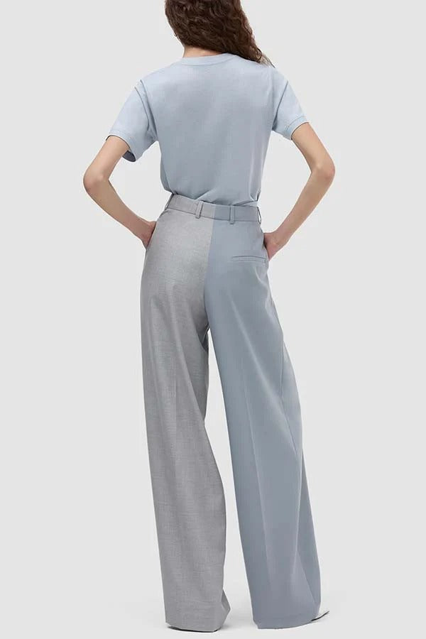 Work Style Lapel Long Sleeve Jacket and Button Belt Pocketed Slit Midi Skirt Set